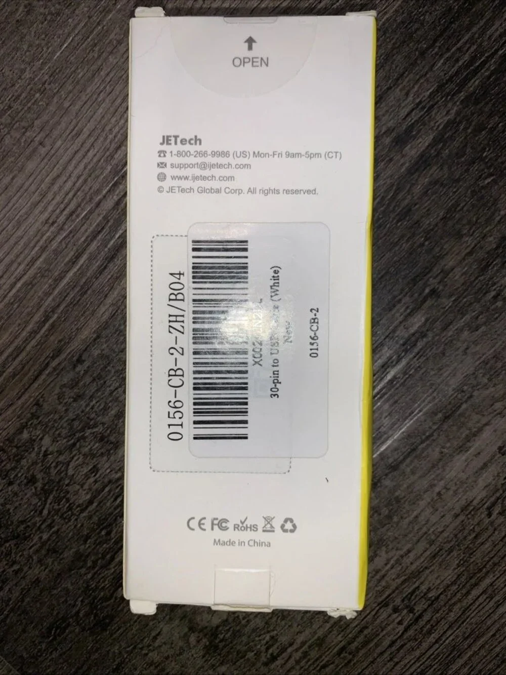 JETech 30-pin To USB Cable Compatible W IPhone 4s/4/3gs/3g/, iPad 3/2/1, iPod